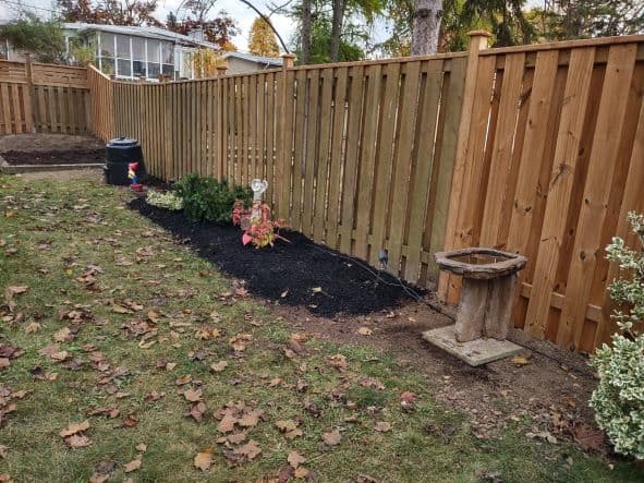 2023 - 4x4 Partial Privacy Fence 2 - Whitby Landscaping