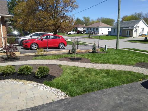 10 - Front entrance garden with curvy path