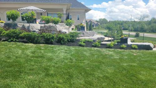 2021-New-garden-perennial-garden-creation-beside-armour-stone-wall