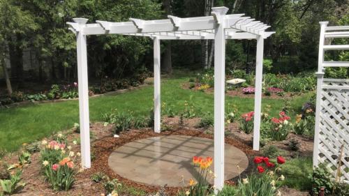 2021-Pergola-patio-pad-and-garden-cleanup-