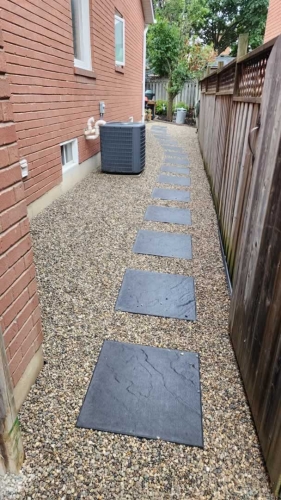 2025-Whitby-Landscaping-Gardening-9-Pea-Gravel-Stepping-Stone-Path