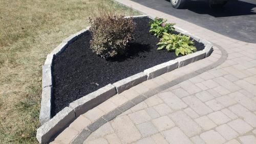 95 - Stone ledger rock garden