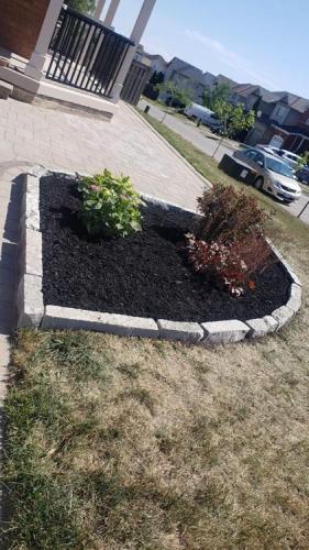 96 - Stone ledger rock garden