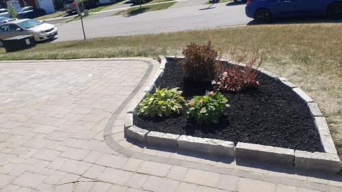 97 - Stone ledger rock garden