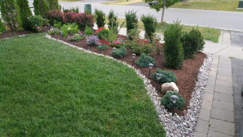Front Yard Flower Planting Design 1