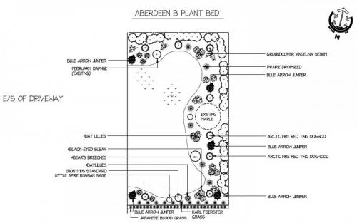 Garden Landscape Design Drawing 2