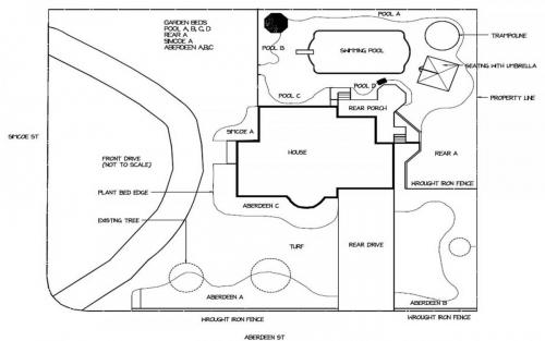 Garden Landscape Design Drawing 3