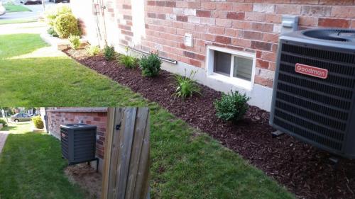 Gardening Flower Bed After