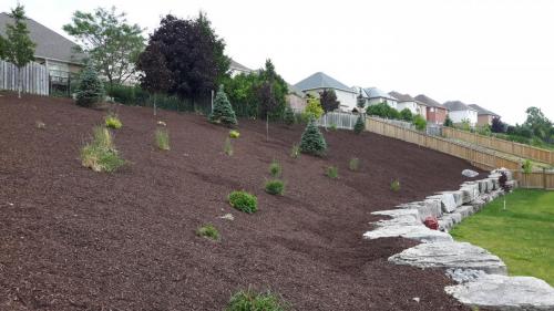 Large Garden Bed Mulch After 1