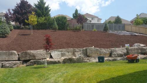 Large Garden Bed Mulch After 2