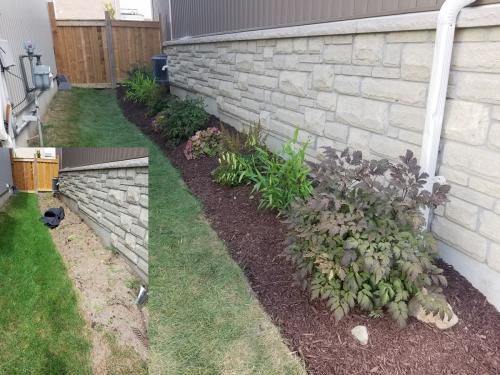 Side Yard New Garden Bed Design After