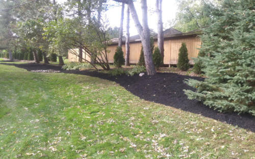 large garden bed installation 