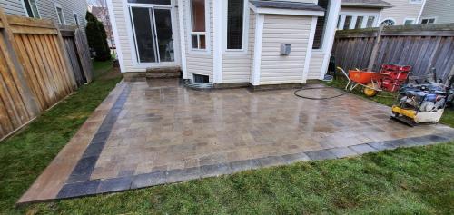 1 - Backyard Brussels Paver Patio