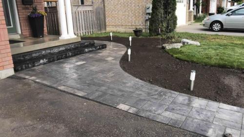 2021-h3-Interlock-extension-beside-driveway-and-double-stone-steps-Whitby-Unilock-Beacon-Hill-Granite-fusion-with-wrap-around-steps