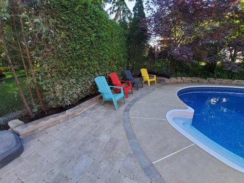 5 - Backyard Unilock Patio Pool