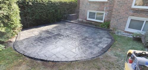 61 - Unilock Beacon Hill Circular Patio Whitby