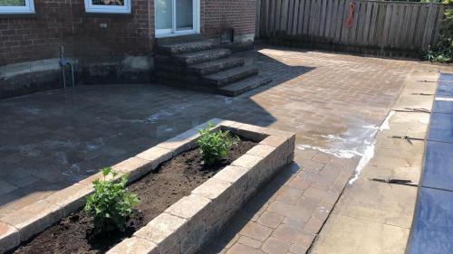 70 - Backyard Pool Patio with Large Steps