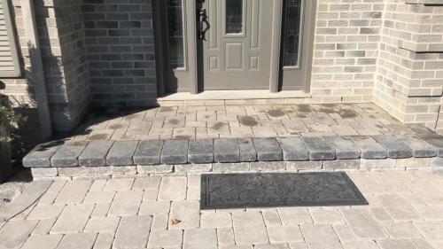 84 - Front Entrance Unilock Brussels Whitby