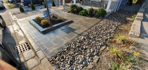 98 - Front Entrance Installation Pavers Ajax