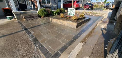 99 - Front Entrance Installation Pavers Ajax