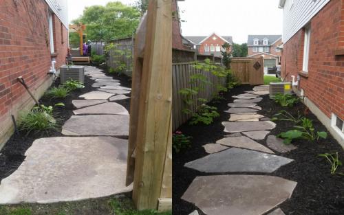 Flag stone path Gardening