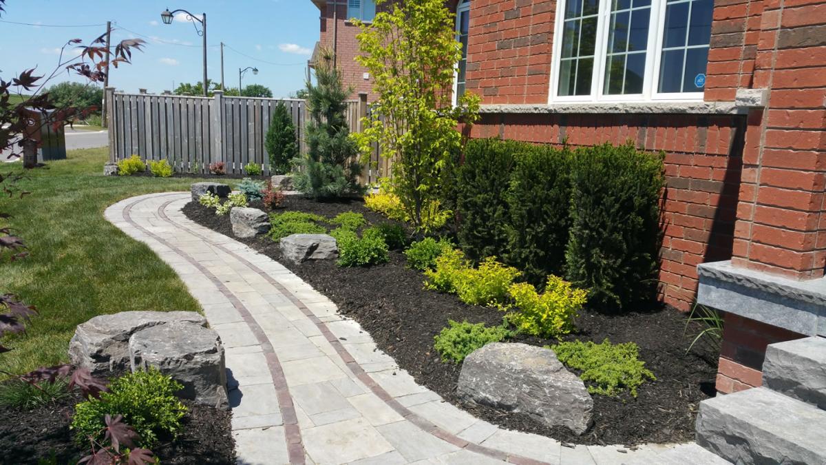 Front Patio Landscaping Landscape Garden After 3