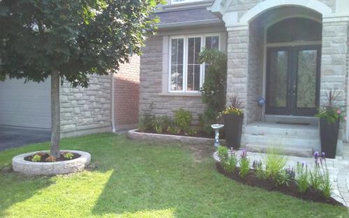 Raised Flower Bed Installation