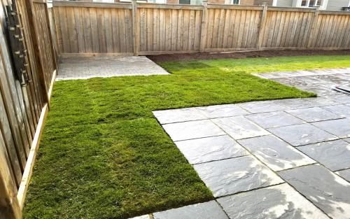 Shed Pad and Sod Install