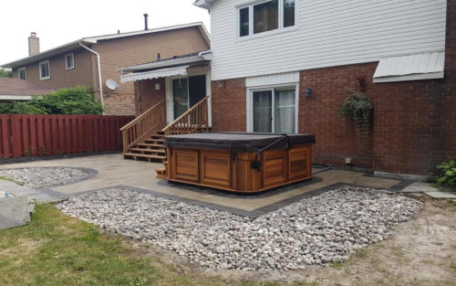 backyard hottub pad 2 