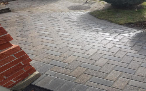 backyard paver addition