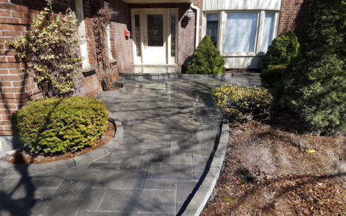 front entrance pavers