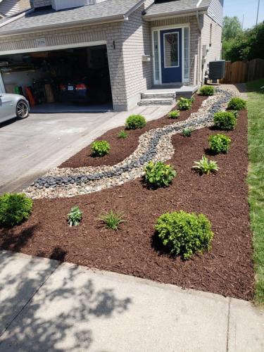 76-Decorative-stone-creek-garden-Oshawa