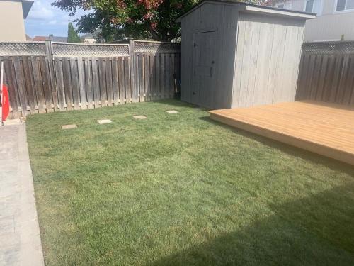 108 - Backyard sod installation
