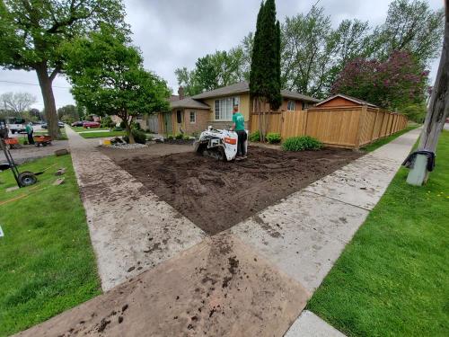 10 - Soil Preparation with a Bobcat