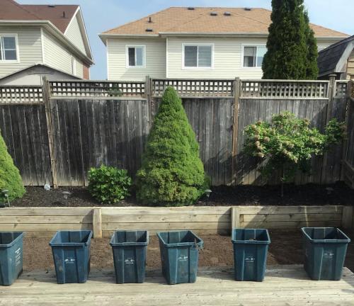 2021-1b1-Topsoil-install-and-grading-beside-garden-wall-for-before-sod-install