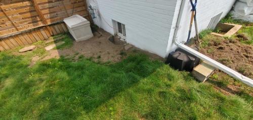 2021-s3-Before-landscaping-irrigation-and-sod-project-at-small-commercial-building-in-Whitby