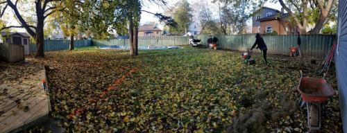 2021-u5-Working-to-remove-the-old-lawn-on-a-backyard-sod-project-in-Whitby-around-a-pool-in-late-fall