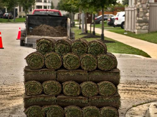 34 - Sod delivered from Wintermere Sod farm