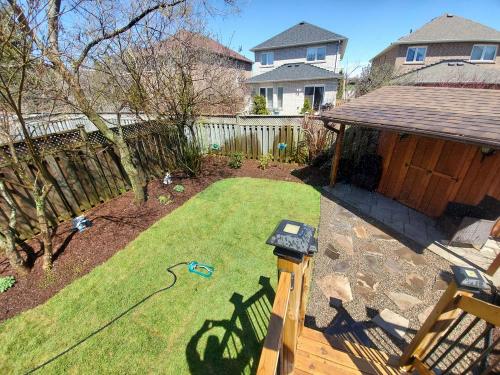 6 - Small backyard from deck